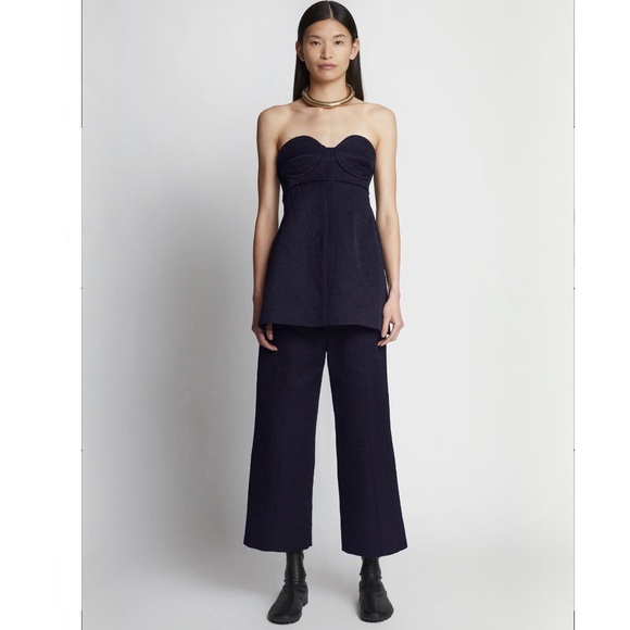 NEW PROENZA SCHOULER STRAPLESS JACQUARD BUSTIER TOP - Picture 9 of 9